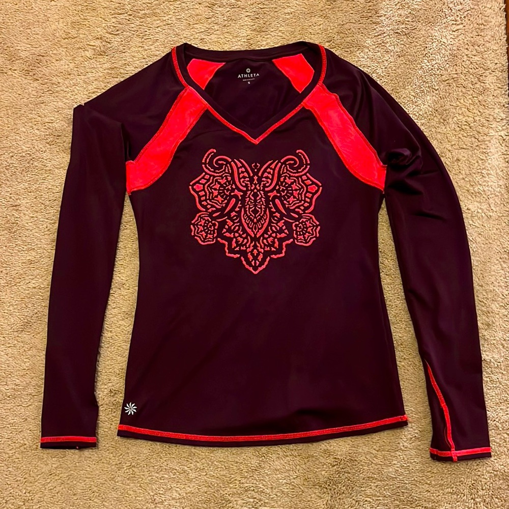 Athleta long sleeve shirt, size small/medium